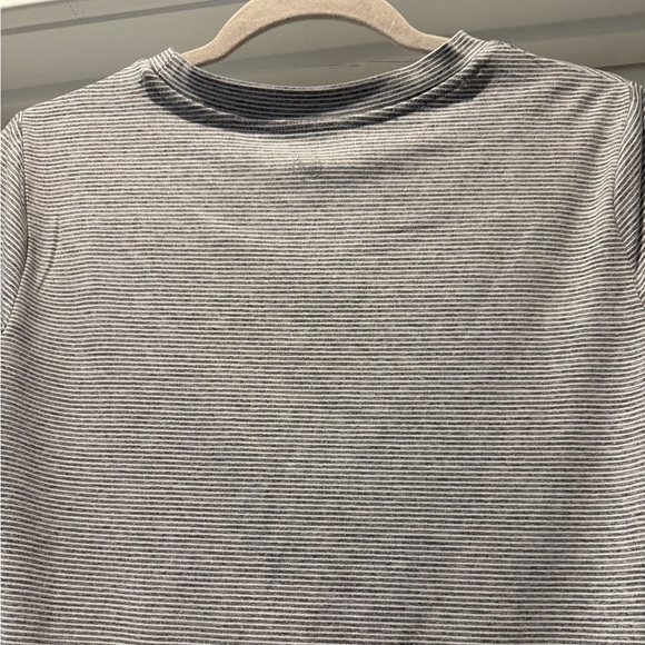 We Wander Stripe Long Sleeve Top Gray Soft Thumbholes Size S - Picture 8 of 13